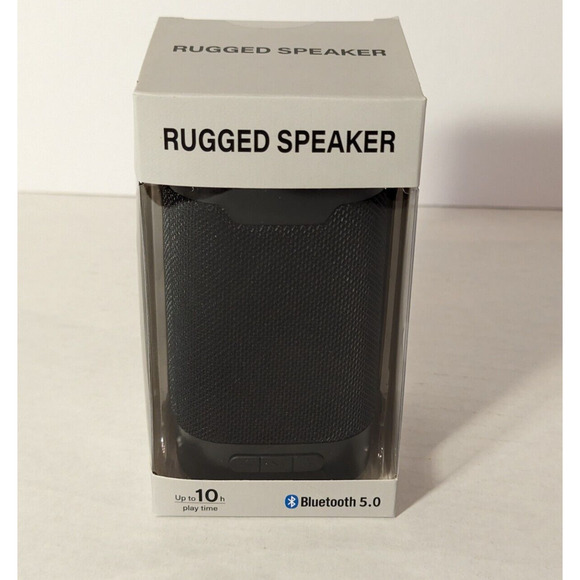 Bluetooth Speaker Rugged Portable Strap Microphone 12 hour Life Loud Outdoor - Picture 1 of 4